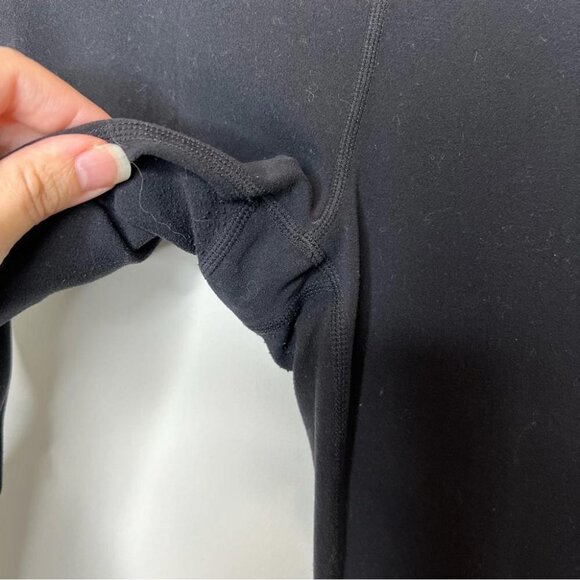 Athleta Womens Size Small Elation Capri Tight Leggings Black Mid Rise Yoga Crop - Picture 6 of 12